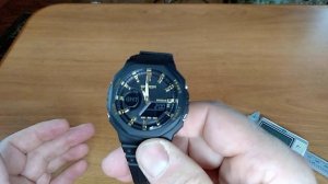 SANDA 6016, часы с Али, действующий макет CASIO GA-2100.