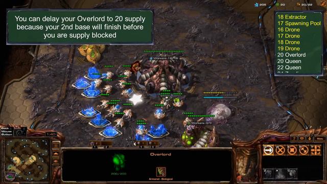 Starcraft 2 | 16 18 17 Zerg Opening Guide смотреть онлайн