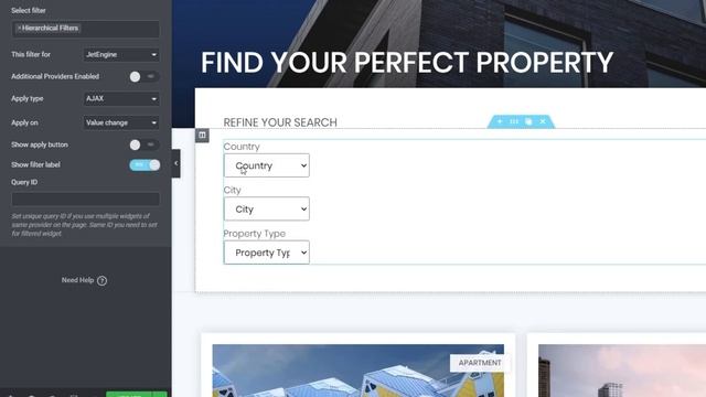 How to create a Hierarchical Filter  JetEngine from A to Z course