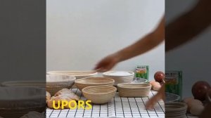 Корзина из ротанга для выпечки хлеба.