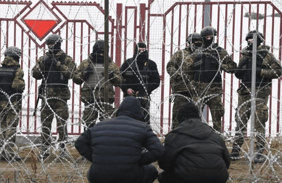 Польские силовики пинками выталкивали мигрантов в Белоруссию на границе