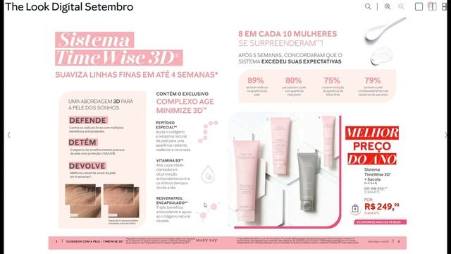 MARY KAY THE LOOK SETEMBRO  2022 | ESPECIAL MENOR PREÇO DO ANO SISTEMA TIMEWISE 3D смотреть онлайн