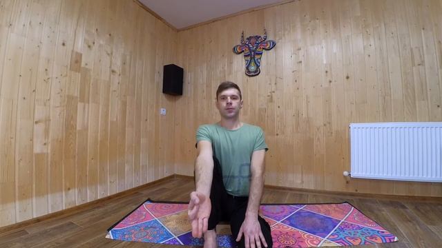 Как сесть на шпагат - йога для начинающих. Полная тренировка 45 минут. #йога #йогадома