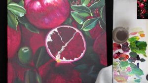 Ольга Базанова МК " сочные гранаты" день 2