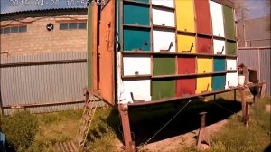 Съемный Шкафной Пчелопавильон.Пчелопавильон-Кочевой Модуль.