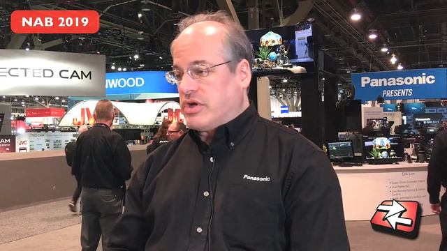 NAB 2019 - Panasonic talks NDI with their AG-CX350 and NDI mixer смотреть онлайн