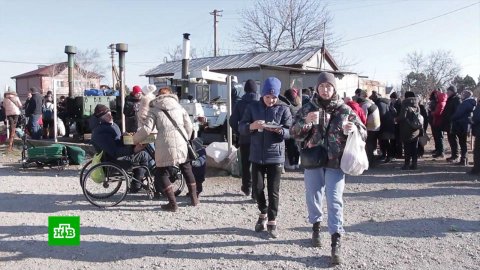 Российский Красный крест доставил более 500 тонн помощи беженцам из Донбасса