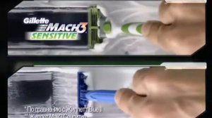 Реклама Gillette Mach3 Sensitive 2011 (RU)