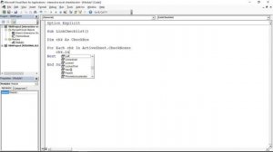 Excel Macro to Link all Checkboxes to a Cell