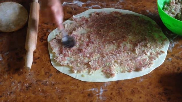 Пельмени розочки  или ленивые пельмени