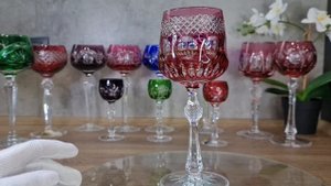 Коллекция. Моя коллекция. Цветной хрусталь. Что купила? Хрусталь или хрустальное стекло? Барахолка.