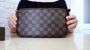 ? Обзор сумки LOUIS VUITTON Pochette NM Damier Ebene Луи Витон