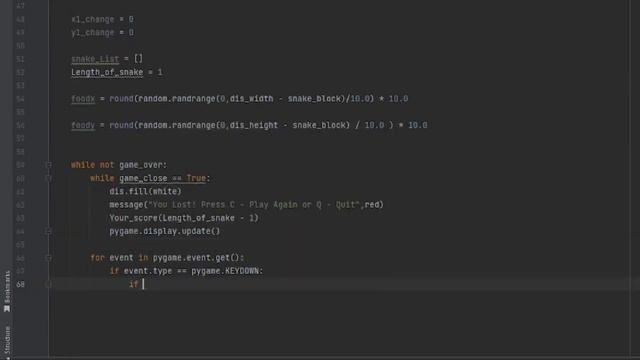 SNAKE GAME PYTHON FULL CODE. #PYTHON #coding #codingninja #python #tutorial #challenge #asmr