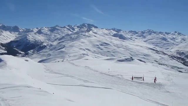 Verdet 2294 m - Vue panoramique du sommet - hiver Vanoise Savoie Alpes