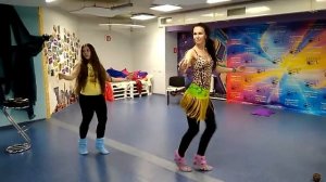 Урок по восточным танцам! Связка. Продолжающий уровень.