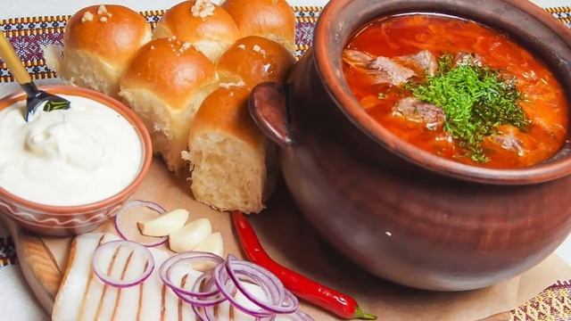 Блюда украинской национальной кухни.  Видеообзор