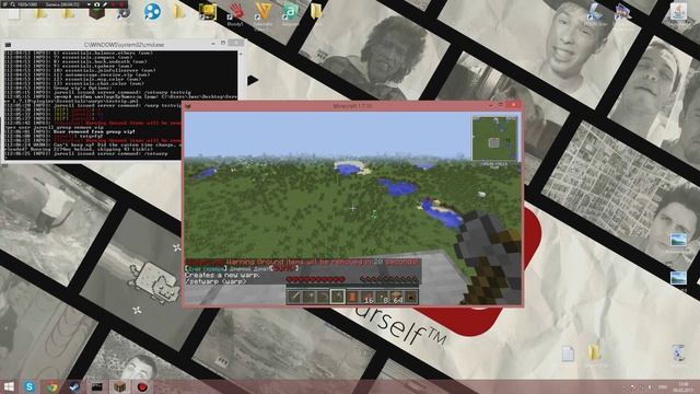 Как сделать префикс на сервере MC[1.7.10] смотреть онлайн