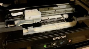 Epson L210 - фатальная ошибка 0AH (CR load position excess load error), мигают все три индикатора