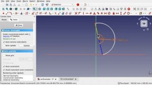 FreeCAD: Arc / Arch Length. How to use a spreadsheet to constrain a sketch and a macro to measure