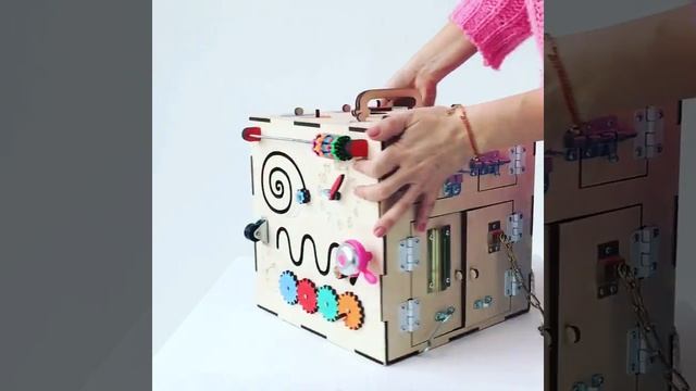 Бизикуб: обзор всех панелей нашего кубика в исполнении "с телефоном" и верхним сортером "птички" смотреть онлайн