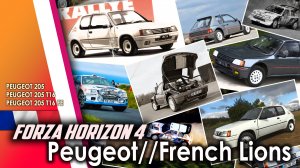 Forza Horizon 4. Peugeot 205 // Peugeot 205 T16 // Peugeot 205 T16 FE.