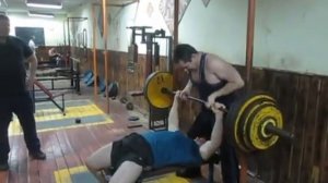 Жим лёжа 152.5 кг, Алексей Субботин. Г. Щигры