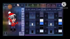 Создаю новогодних персонажей в стиле гача клаб!