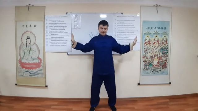 Упражнение Цигун-комплекса Начального уровня "Белый Сокол расправляет крылья". смотреть онлайн