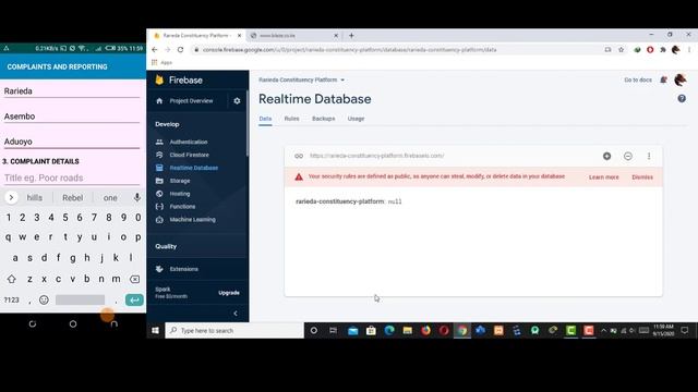 Final Year Java System Project/ Android Studio Project with Firebase for Computer Science Students