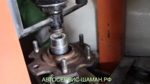 Замена заднего ступичного подшипника на Mitsubishi Pajero. Как самому поменять подшипник в ступице