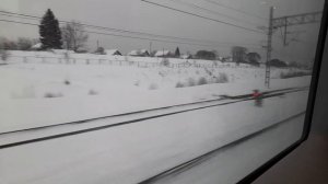 поездка на сапсане 763 в Москву часть 1