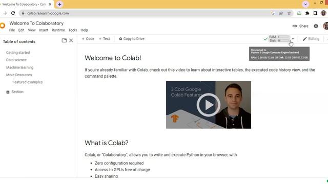 Introduction to Google Colab || Google Colab || Module 1 || Hindi смотреть онлайн