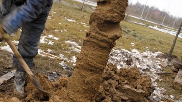 Бурение под шпунтовое ограждение ямобуром смотреть онлайн