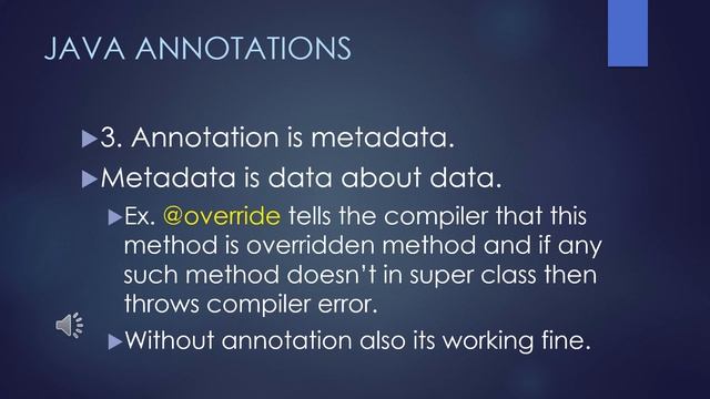 Java Annotations