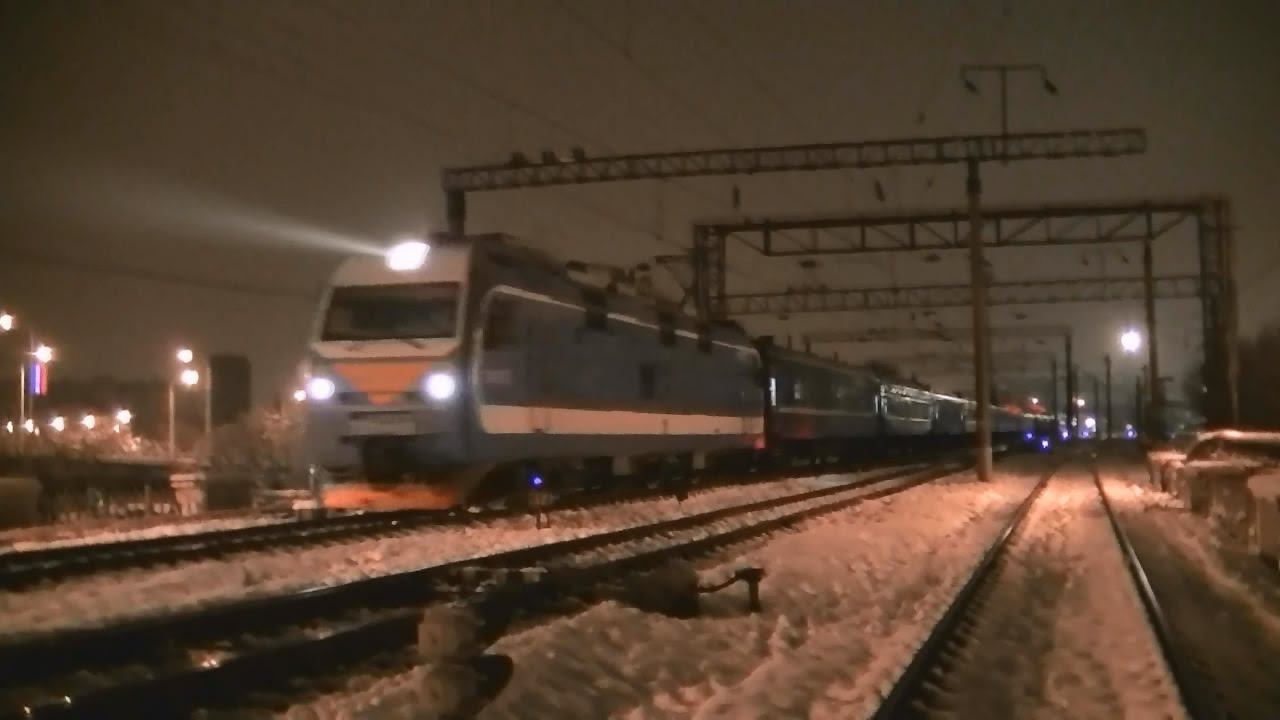 ЭП1М-409 с поездом №301 Минск - Адлер смотреть онлайн