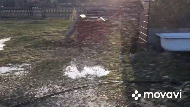 Продувка скважины после долгого простоя, Purging, cleaning of wells. смотреть онлайн