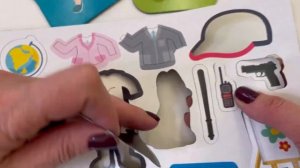 Магнитная игра «Одевашки  Профессии»   серия «Магнитные истории»