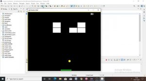 Bricks Breaker Game preview in #java by using #EclipseIDE