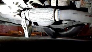 Лексус,замена гофры просто