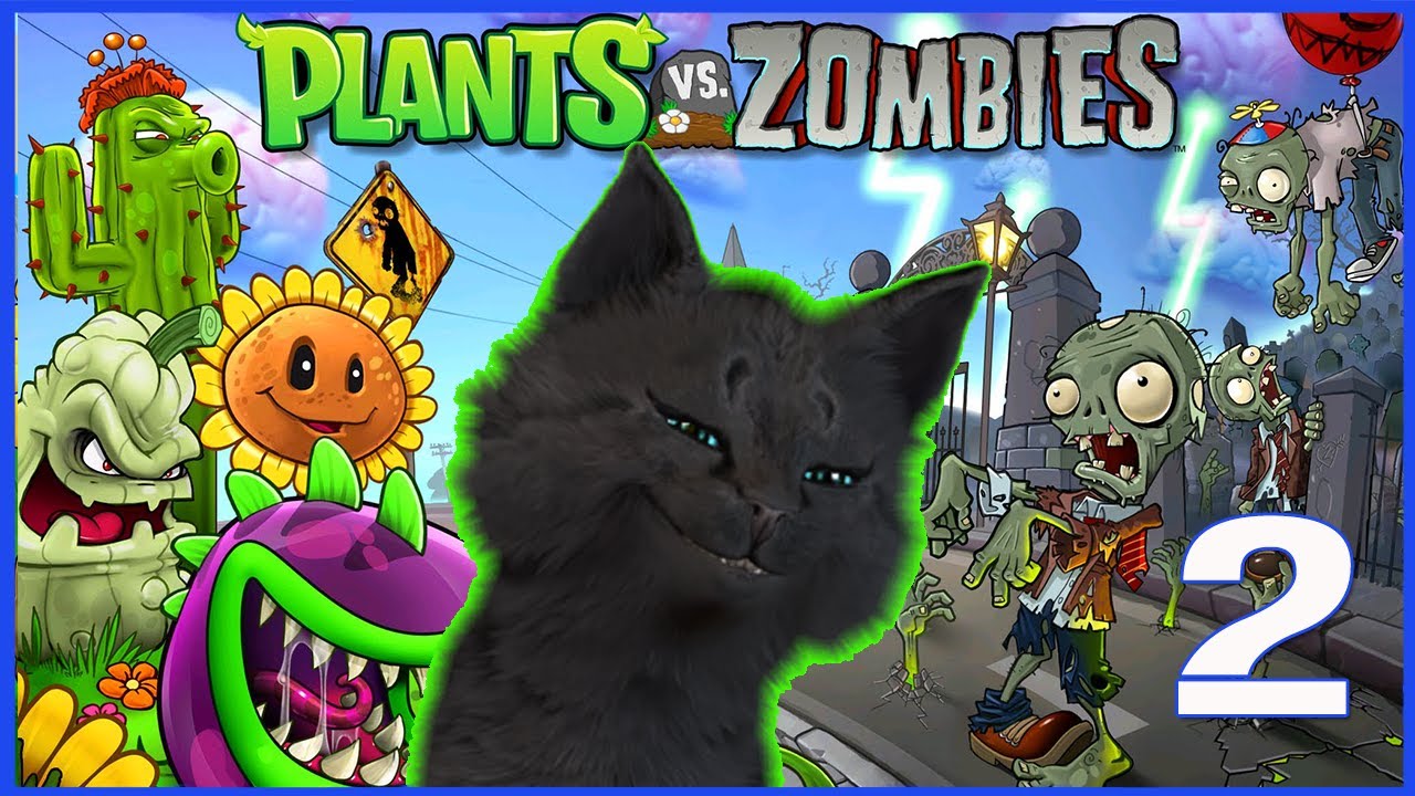 Супер Кот и Растения против зомби #2 ? Plants vs Zombies #649