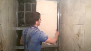 Монтаж скрытого люка
