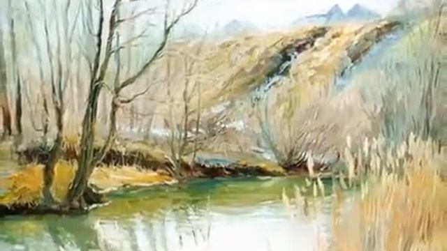 Юрий Демьянов.Смена времен года на полотнах художника. смотреть онлайн