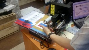 Тиснение флага на Foil Print 106 (Stuming flag by Foil Print 106)