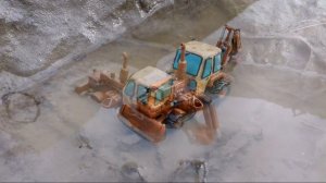 ?Юмз-6кл "Петушок" эо-2621 из пластилина! Трактор из пластилина!
