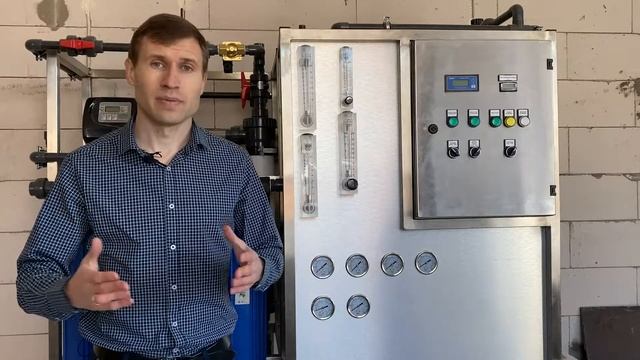 Промышленная водоподготовка  Обзор узла смешивания двух типов воды от Юрия Змиевского