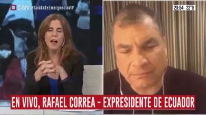 C5N - Rafael Correa con Gustavo Sylvestre - ENTREVISTA - Lawfare, prensa complice y jueces corrupto