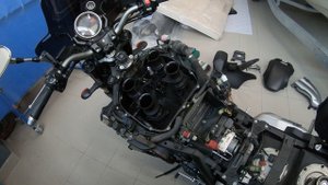 Yamaha V-Max 1700 Air Box Mode. В-Макс 1700 Модификация впуска, замена фильтра.