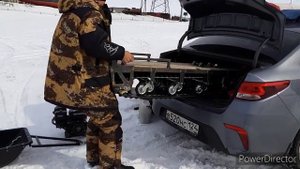 Мотобуксировщик 7л.с.с редуктором