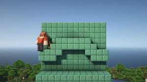 Minecraft | How to build the Statue of Liberty | Tutorial