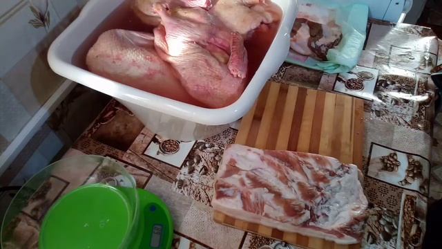 Как сделать маринад для холодного копчения/ Холодное копчение утей и гусей.